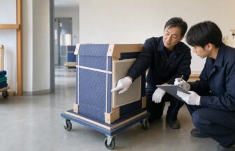 美術品輸送未経験者が搬入工程と教育段階を確認する