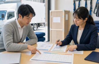 美術品輸送求人の仕事内容と条件を比較表で採点する応募者