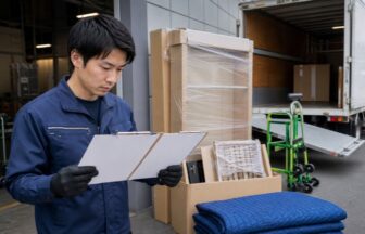 家具配送の求人票と搬入条件を拠点で比較する応募者