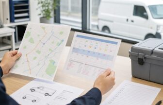 医療機器配送の求人票を仕事内容・勤務・教育の項目で比較する