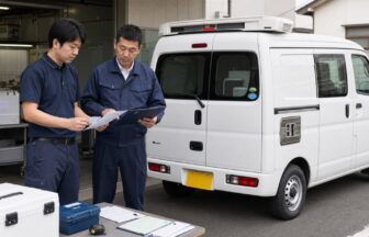 検体輸送の担当車両と免許・装備条件を配車前に確認する