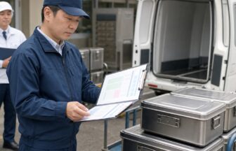 学校給食配送の勤務日と賃金項目を求人票で照合するドライバー